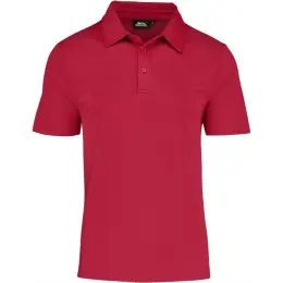 Mens Riviera Golf Shirt Red